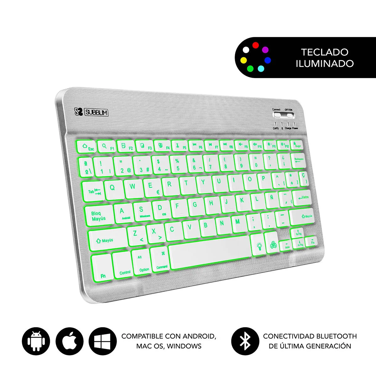Clavier bluetooth avec support pour tablette subblim sub kbt smbl30 espagnol qwerty noir blanc multicouleur espagnol s562235975. Diaytar décomplexe le shopping en ligne : trouvez tout ce dont vous avez besoin et tout ce dont vous rêvez, au même endroit