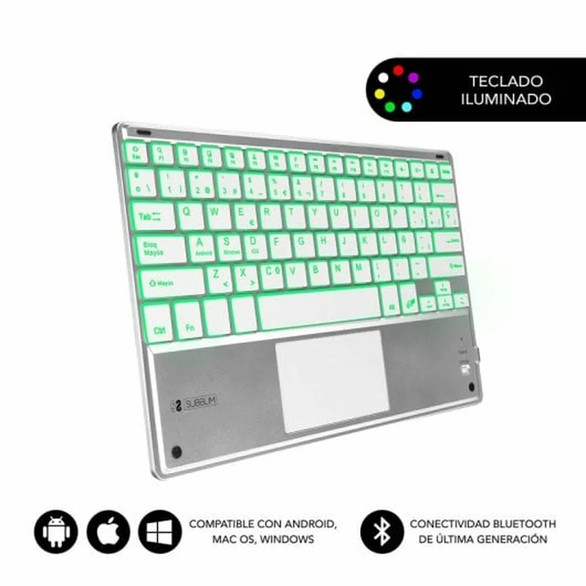 Clavier bluetooth avec support pour tablette subblim sub kbt smbt50 argente espagnol qwerty qwerty s990699720. Bienvenue dans le cercle très sélect des acheteurs inspirés. Diaytar révèle les produits qui définiront demain.