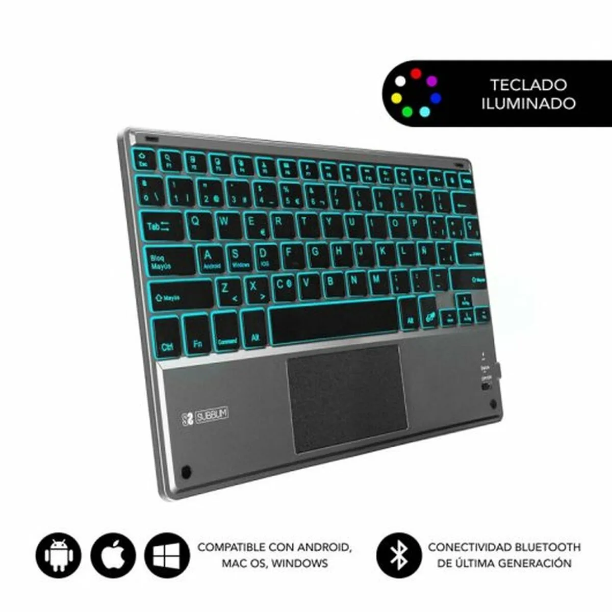 Clavier bluetooth avec support pour tablette subblim sub kbt smbt51 gris multicouleur espagnol qwerty qwerty s990699826. Diaytar, c'est le compagnon de ceux qui aiment prendre soin d'eux et de leur intérieur avec des produits choisis avec amour.