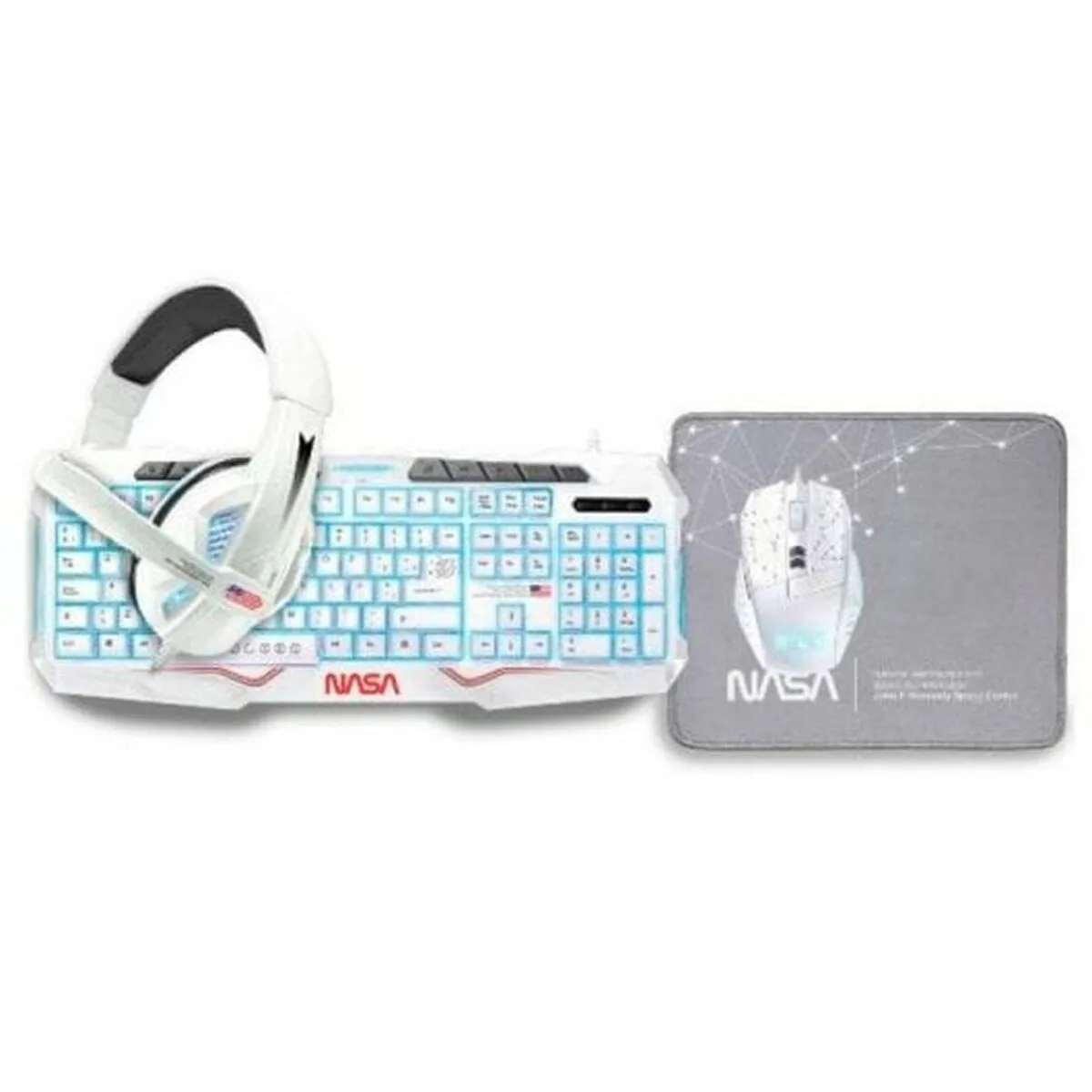 Clavier et souris nasa andromeda4in1 w blanc multicouleur espagnol qwerty s046415628. Diaytar, une vision du shopping en ligne où chaque catégorie de produits, de la high-tech au généraliste, est traitée avec excellence