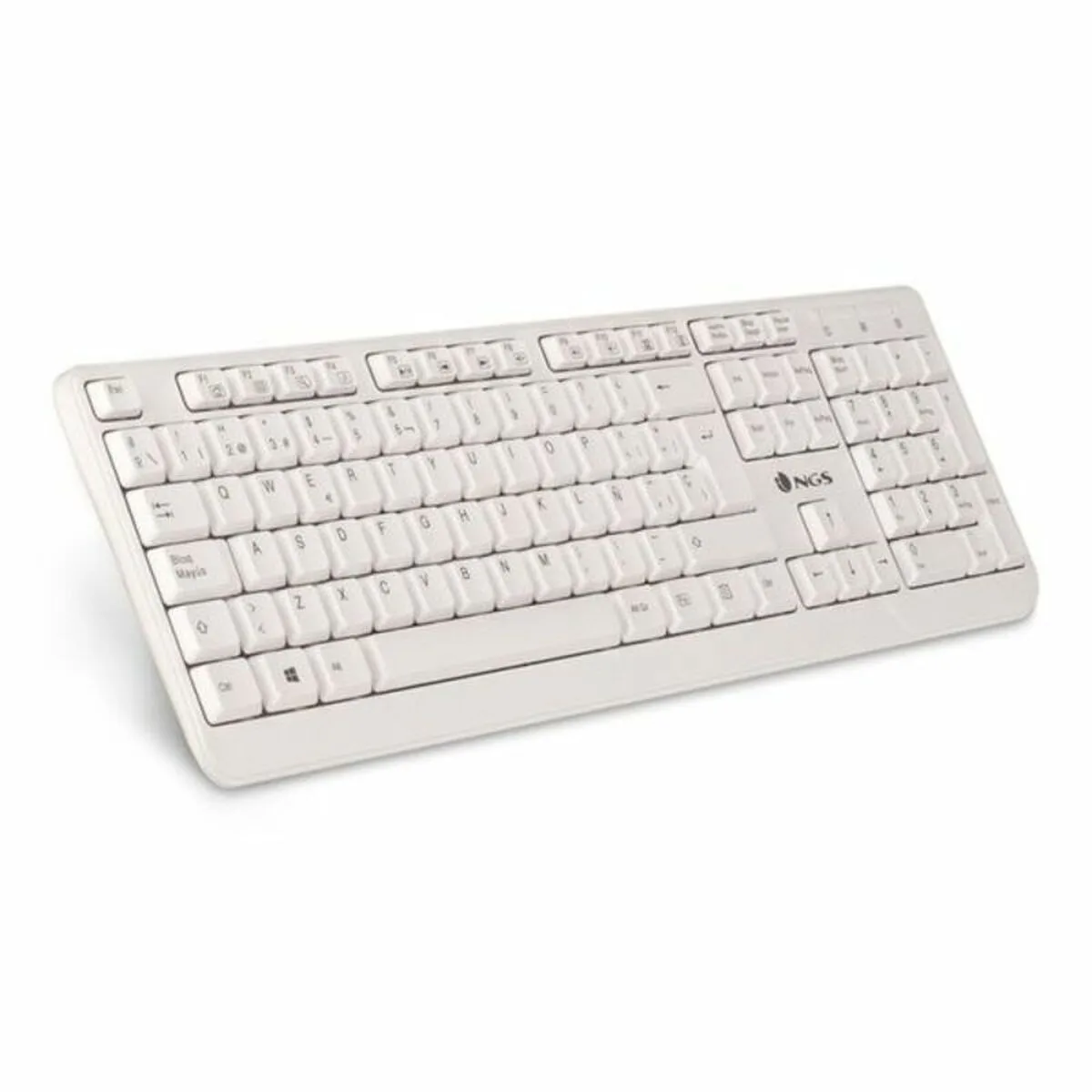 Clavier ngs ngs keyboard 0284 blanc espagnol qwerty s990542164. Notre équipe Diaytar est une bande de dénicheurs compulsifs, toujours en quête du produit qui provoquera l'étincelle dans votre regard.