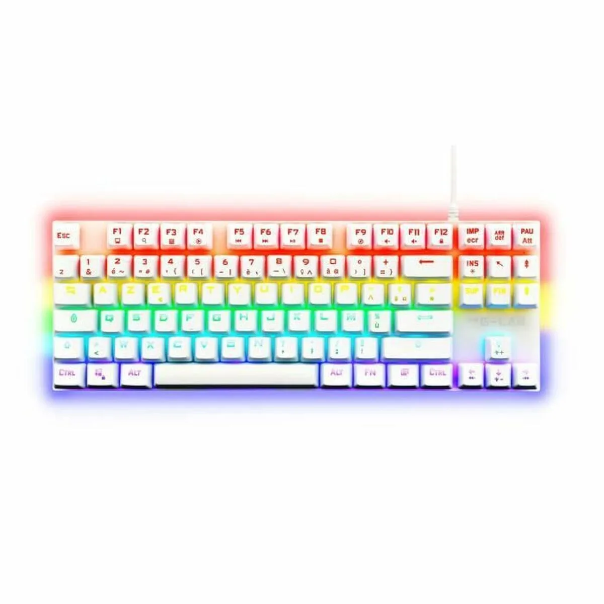 Clavier pour jeu the g lab mercury azerty blanc s718170992. Chez Diaytar, nous fusionnons l'utile à l'agréable avec une gamme complète de produits soigneusement choisis pour leur design et leur fonctionnalité