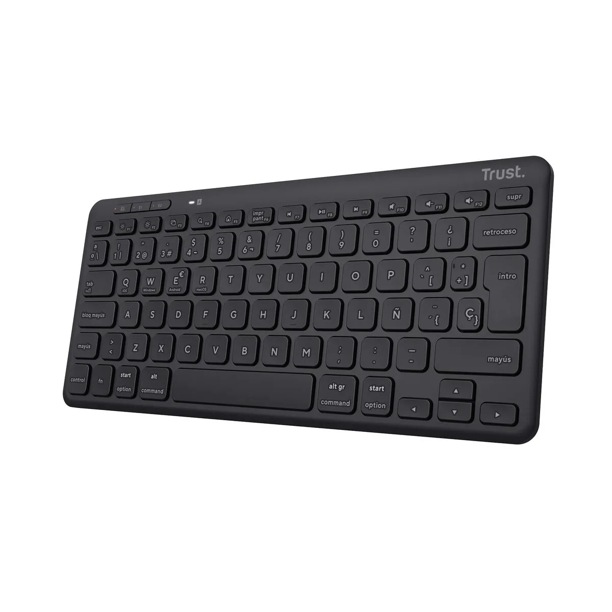 Clavier sans fil trust 25059 noir espagnol qwerty s991054578. Diaytar a foi en une idée simple : les meilleurs produits, qu'ils soient électroniques ou généraux, embellissent le quotidien