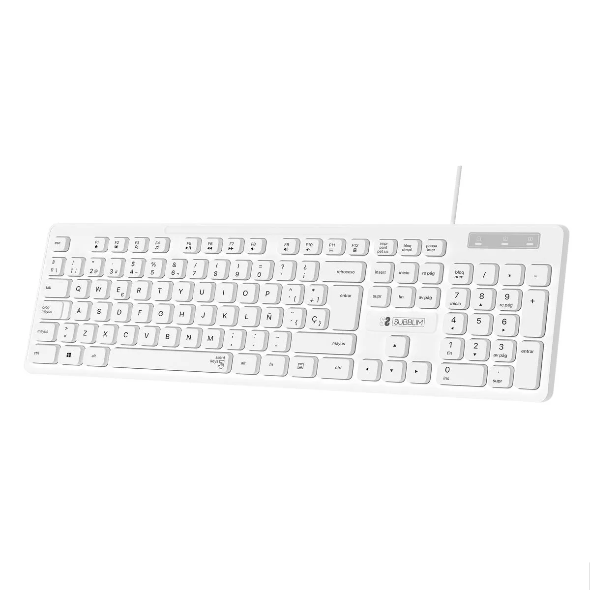 Clavier subblim subkbc 0ssk51 blanc espagnol qwerty s990697784. Diaytar transforme l'essai du e-commerce généraliste en vous offrant une expérience curated, qualitative et surprenante