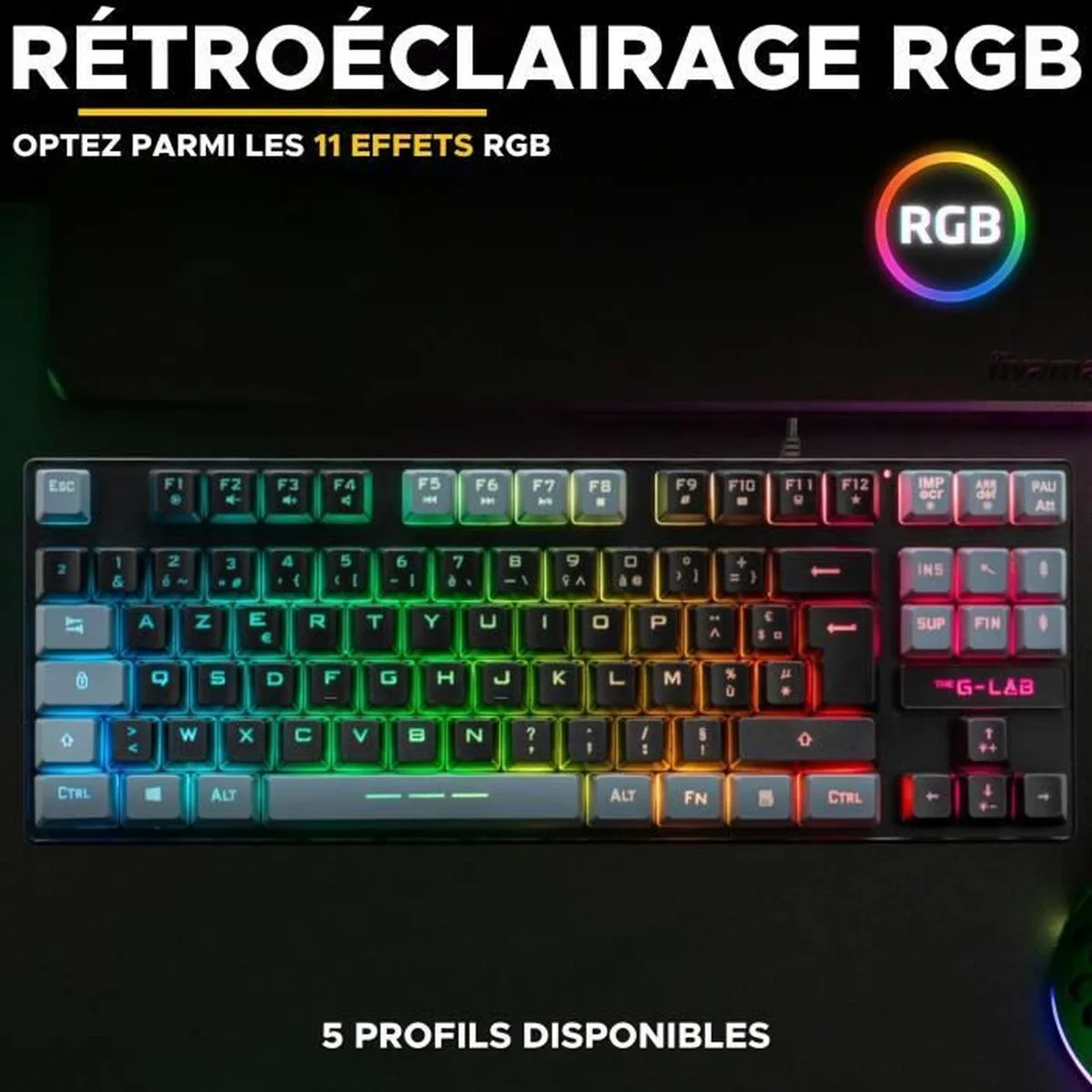 Clavier the g lab keyz caesium noir gris azerty francais s7101389536. Chez Diaytar, nous sommes convaincus que le meilleur produit est celui qui allie utilité, beauté et innovation. C'est notre credo.