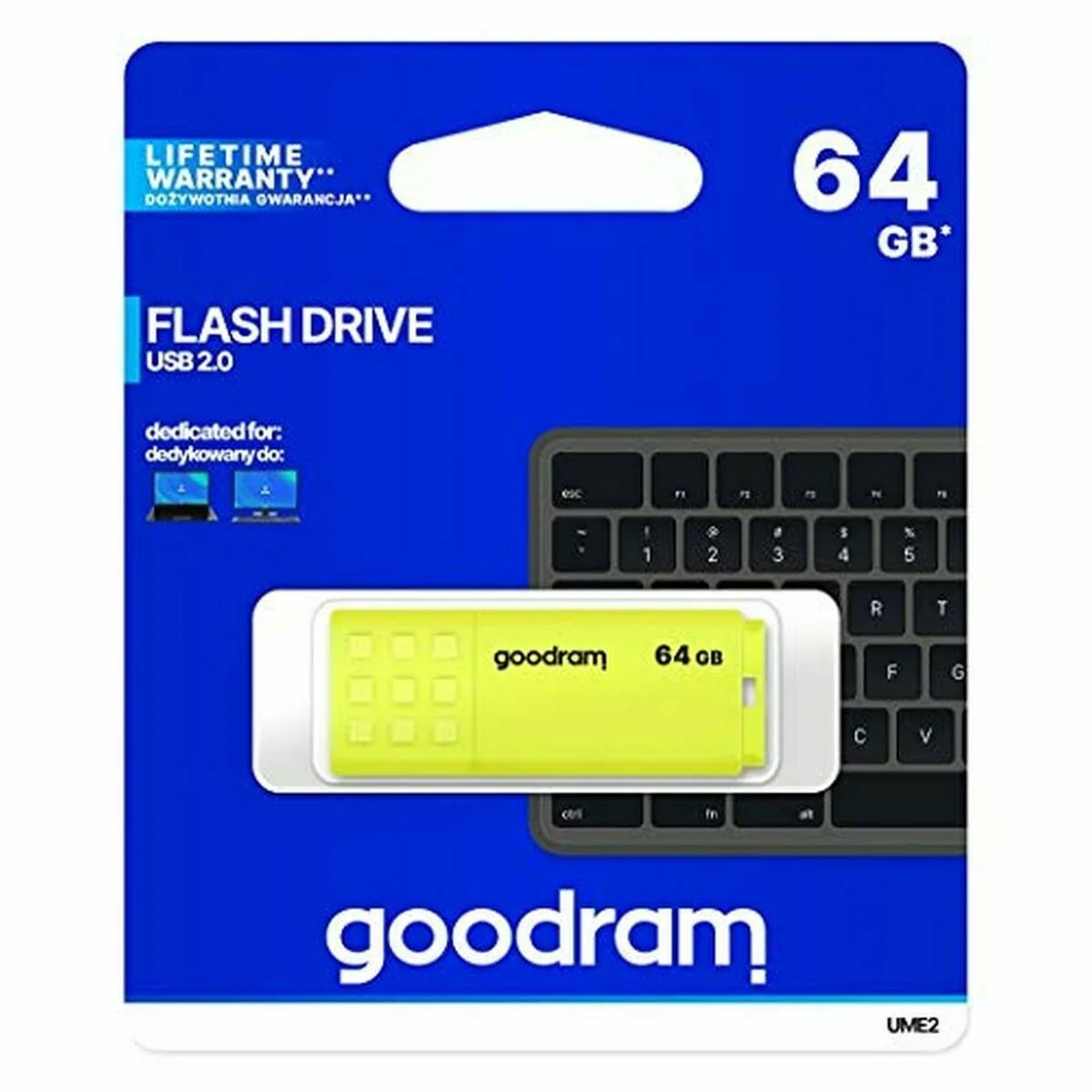 Cle usb goodram ume2 64 gb jaune 64 gb 1 unite s912207044. Notre algorithme préféré chez Diaytar ? L'humain. Car rien ne remplace le coup de cœur pour un produit exceptionnel.