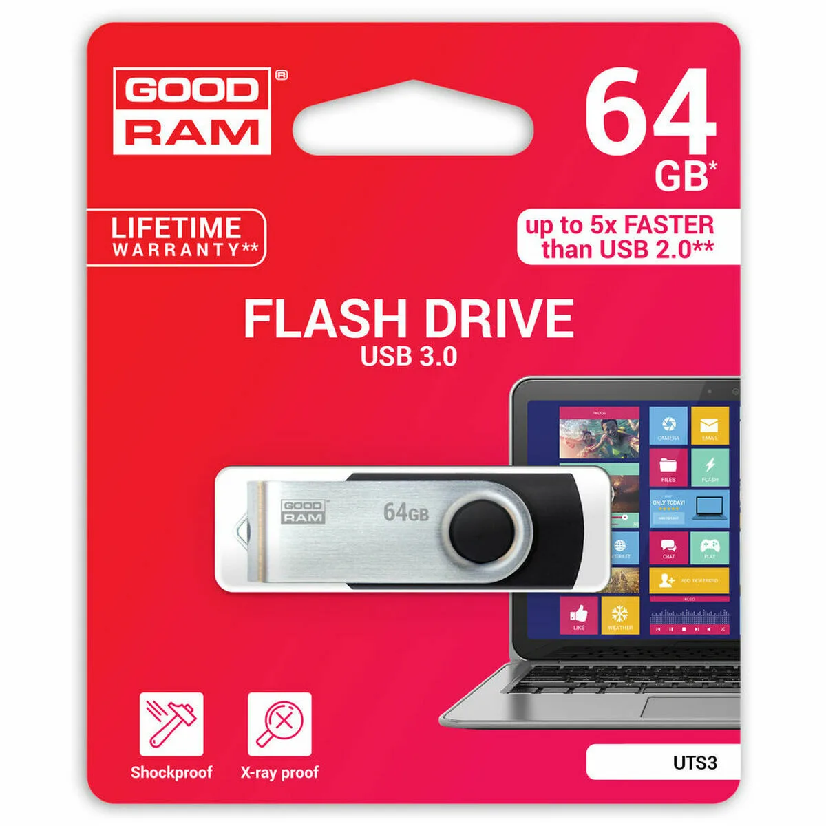 Cle usb goodram uts3 0640k0r11 usb 3 1 noir 64 gb 1 unite s912204315. Diaytar, c'est le cercle vertueux : des produits de qualité qui améliorent votre vie, qui vous rendent heureux, alors vous revenez.