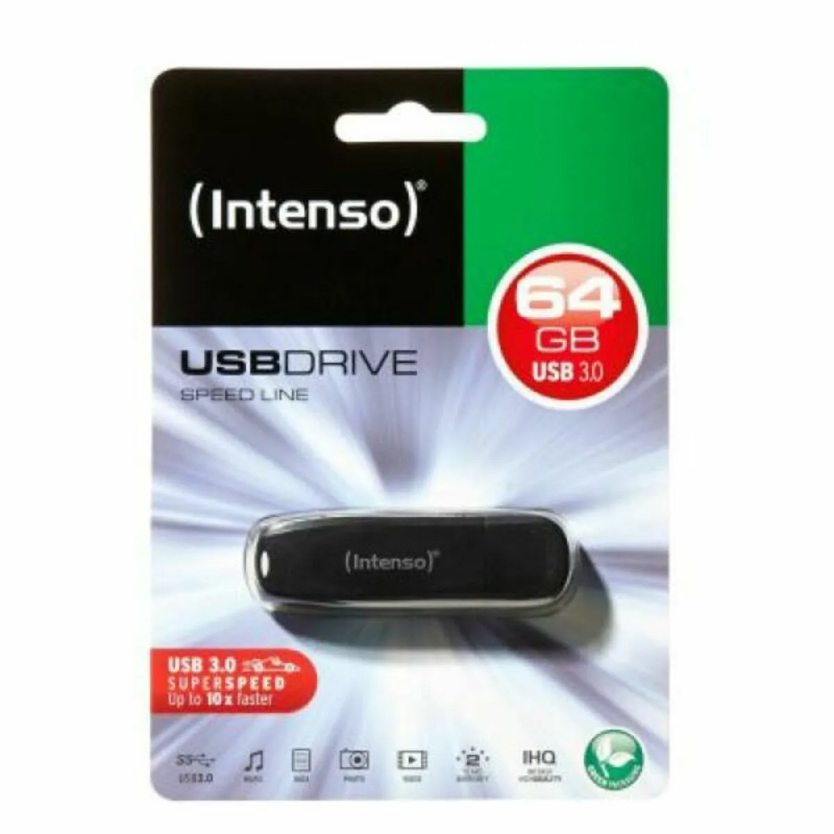 Cle usb intenso usb 3 0 64 gb noir 64 gb s045627530. Diaytar, c'est le testament vivant qu'on peut allier large choix et qualité exemplaire dans le e-commerce.