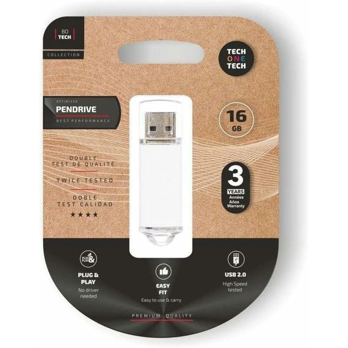 Cle usb tech one tech basic blanc 16 gb s990760340. Notre mantra chez Diaytar : un produit, un sourire. Nous mesurons notre succès à votre satisfaction instantanée.