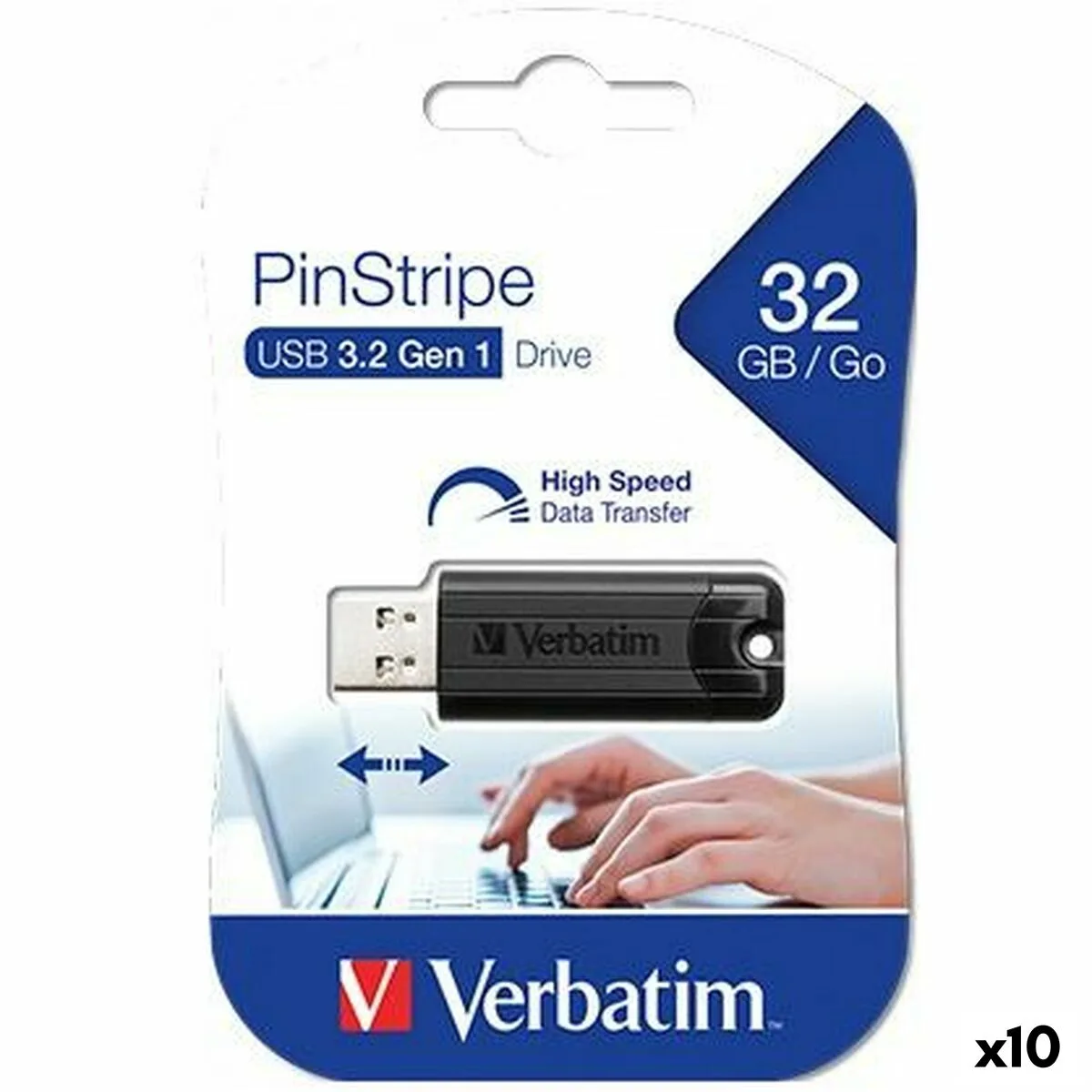 Cle usb verbatim pinstripe noir 32 gb s843054052. Diaytar, c'est le testament vivant qu'on peut allier large choix et qualité exemplaire dans le e-commerce.