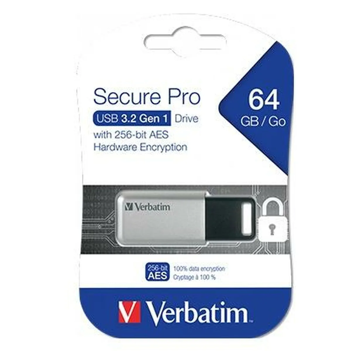 Cle usb verbatim secure pro noir noir gris 64 gb s841975061. Diaytar, c'est le sismographe des tendances : nous captons les vibrations du marché pour vous offrir le meilleur.
