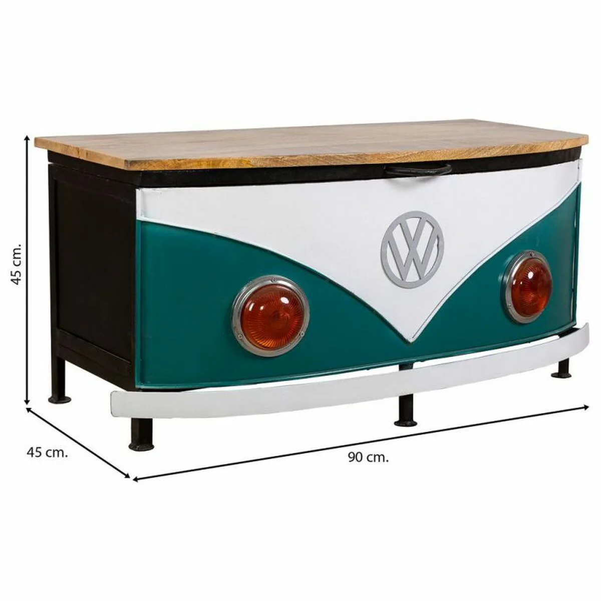Coffre alexandra house living bleu blanc fer bois de manguier 45 x 45 x 90 cm fourgonnette d163247226. L'esprit Diaytar : une curiosité insatiable pour dénicher les produits généraux et électroniques qui feront demain