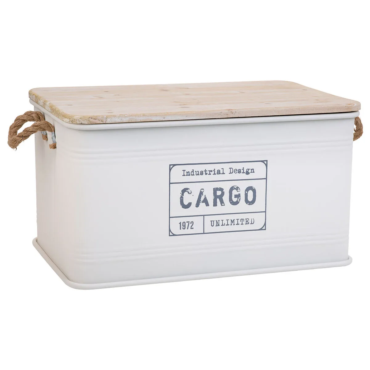 Coffre alexandra house living cargo blanc chanvre metal bois d epicea 38 x 60 x 33 cm d163281169. Votre style, votre personnalité, nos produits : bienvenue chez Diaytar !
