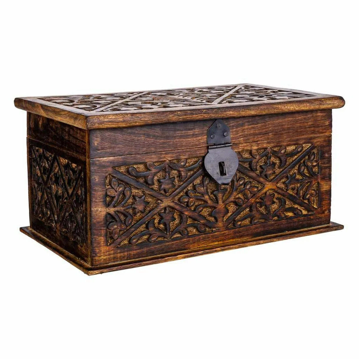 Coffre alexandra house living marron bois de manguier 15 x 15 x 26 cm style artisanal d163177438. Créez votre look signature avec les pièces mode sélectionnées par Diaytar.
