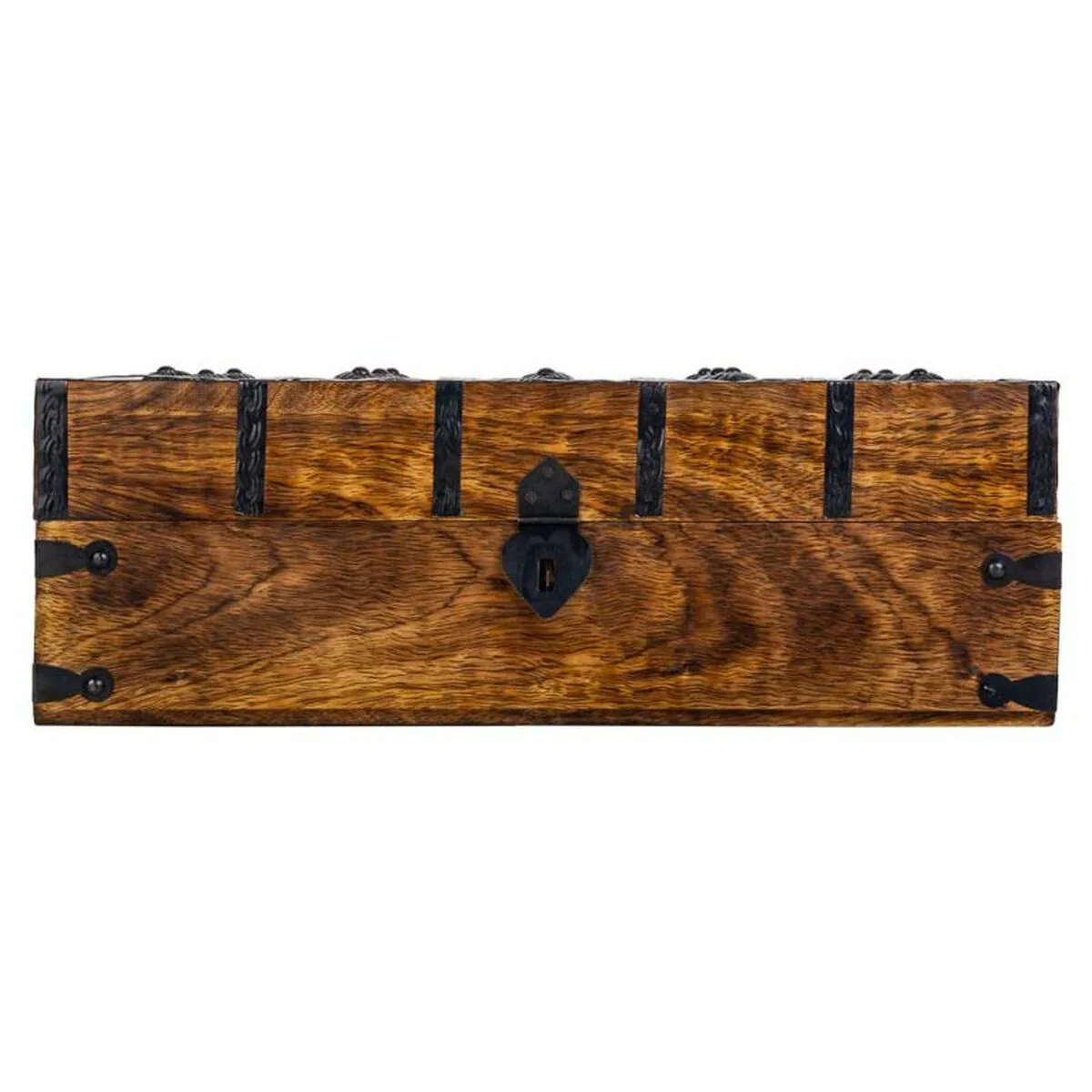 Coffre alexandra house living marron metal bois de manguier 20 x 12 x 38 cm style artisanal d163177344. Diaytar, c'est la promesse tenue d'un e-commerce où l'émerveillement devant un produit simple est encore possible.