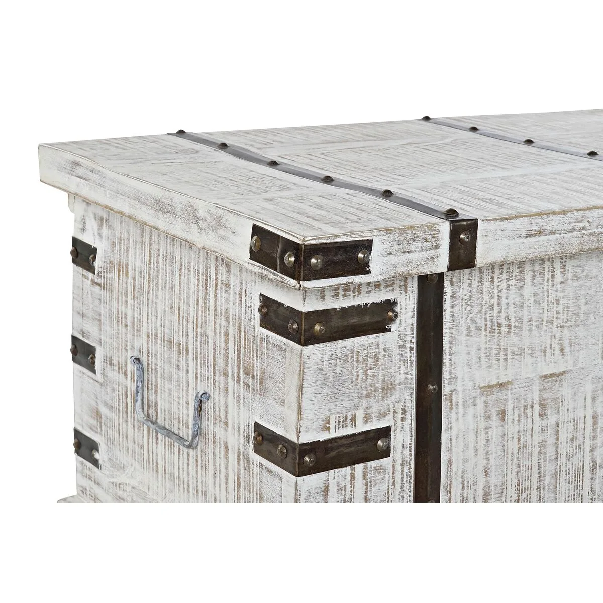 Coffre dkd home decor metal blanc bois de manguier 116 x 40 x 45 cm s303376685. Diaytar mise sur l'intelligence collective : notre communauté nous guide pour dénicher les produits les plus plébiscités.