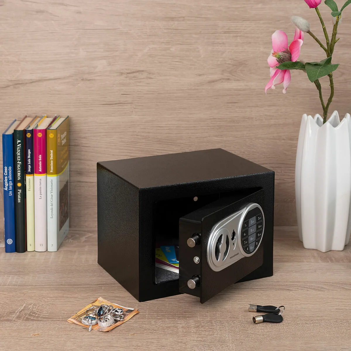 Coffre fort avec serrure electronique safeck innovagoods v010382866. Chez Diaytar, nous célébrons l'innovation sous toutes ses formes, des produits high-tech les plus fous aux objets maison les plus malins.