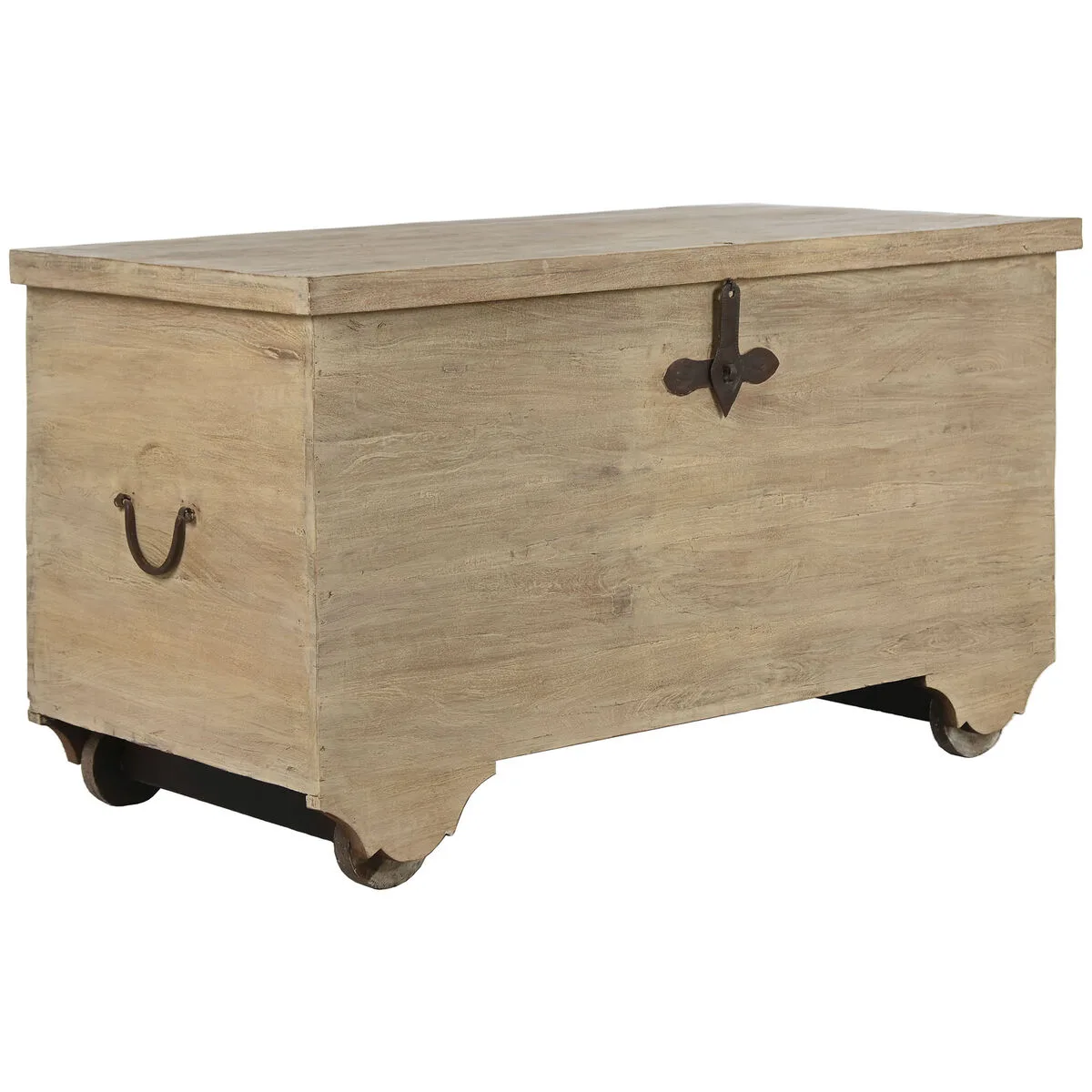 Coffre home esprit naturel bois de teck 136 x 70 x 76 cm s305930594. Diaytar ne suit pas les tendances, il les anticipe à travers sa sélection前瞻 de produits électroniques et généraux