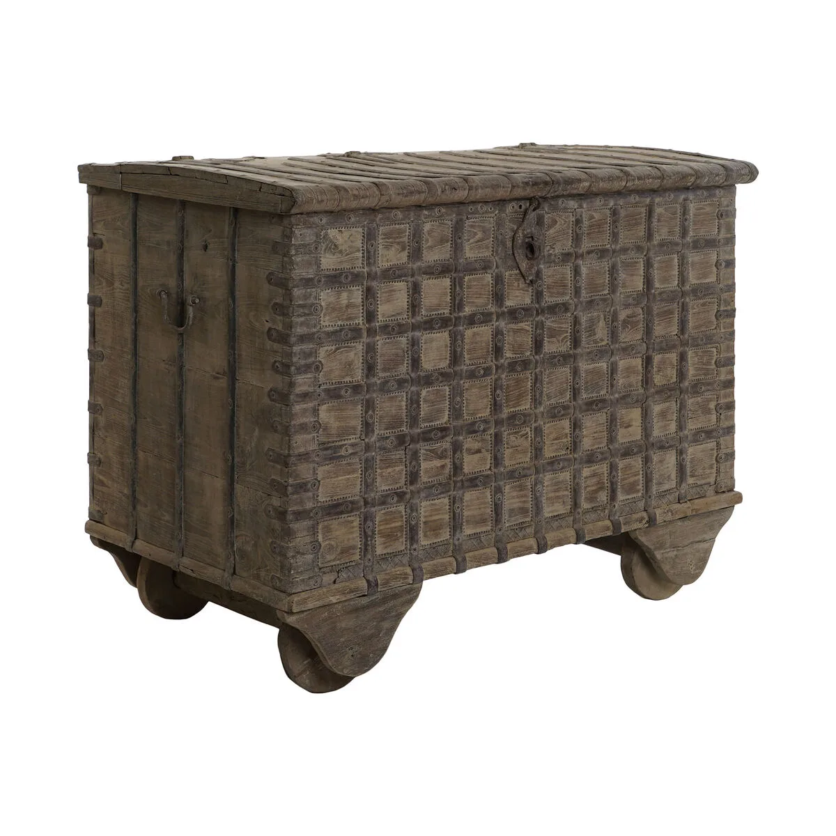 Coffre home esprit naturel bois de teck piece unique 118 x 66 x 87 cm s305934691. Notre mantra chez Diaytar : un produit, un sourire. Nous mesurons notre succès à votre satisfaction instantanée.