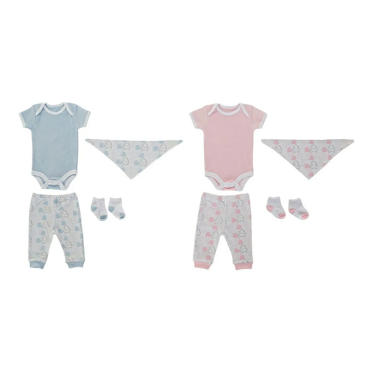 Coffret bebe dkd home decor coton 2 pcs s301310748. Diaytar Fashion : Soyez à la pointe de la mode avec nos collections exclusives.