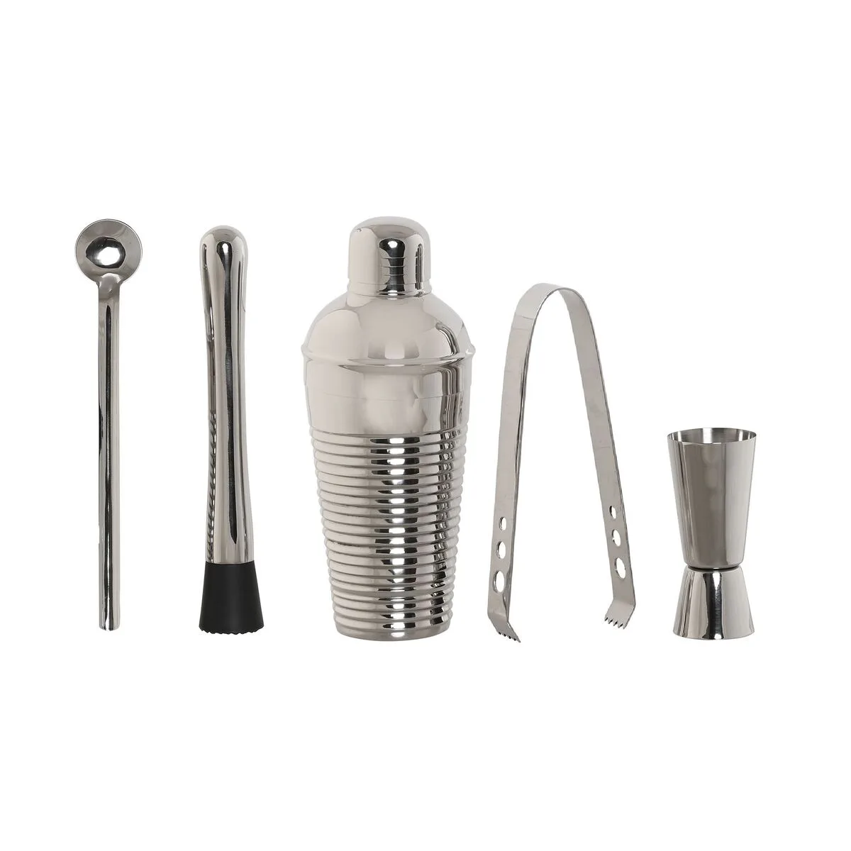 Coffret cocktail home esprit argente acier inoxydable 500 ml 8 x 8 x 21 cm s305820628. Notre équipe chez Diaytar est votre équipe de choc, dévouée à débusquer les produits qui méritent votre attention.