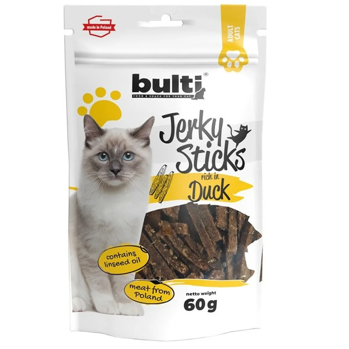 Collation pour chat bult canard 60 g s9112344762. Diaytar : Parce que vous méritez le meilleur, nous sélectionnons l'excellence.