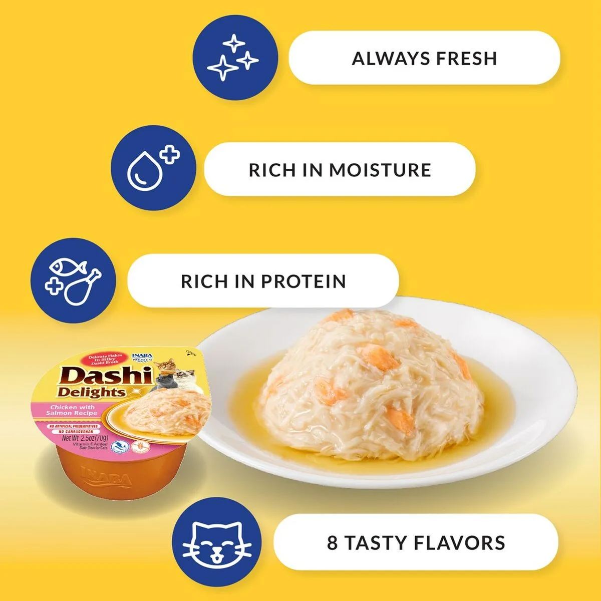 Collation pour chat inaba dashi delights poulet 70 g s918315024. Bienvenue dans l'ère du shopping conscient. Diaytar privilégie des produits avec une éthique et un impact positif.