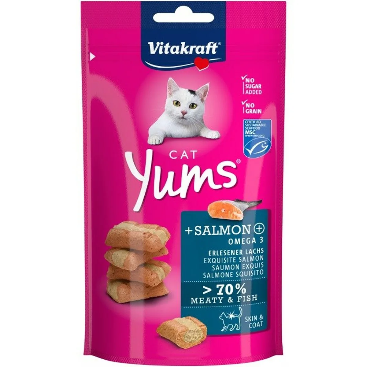 Collation pour chat vitakraft cat yums salmon poisson 40 g s919532813. Diaytar réinvente votre quotidien avec des objets déco pleins de charme.