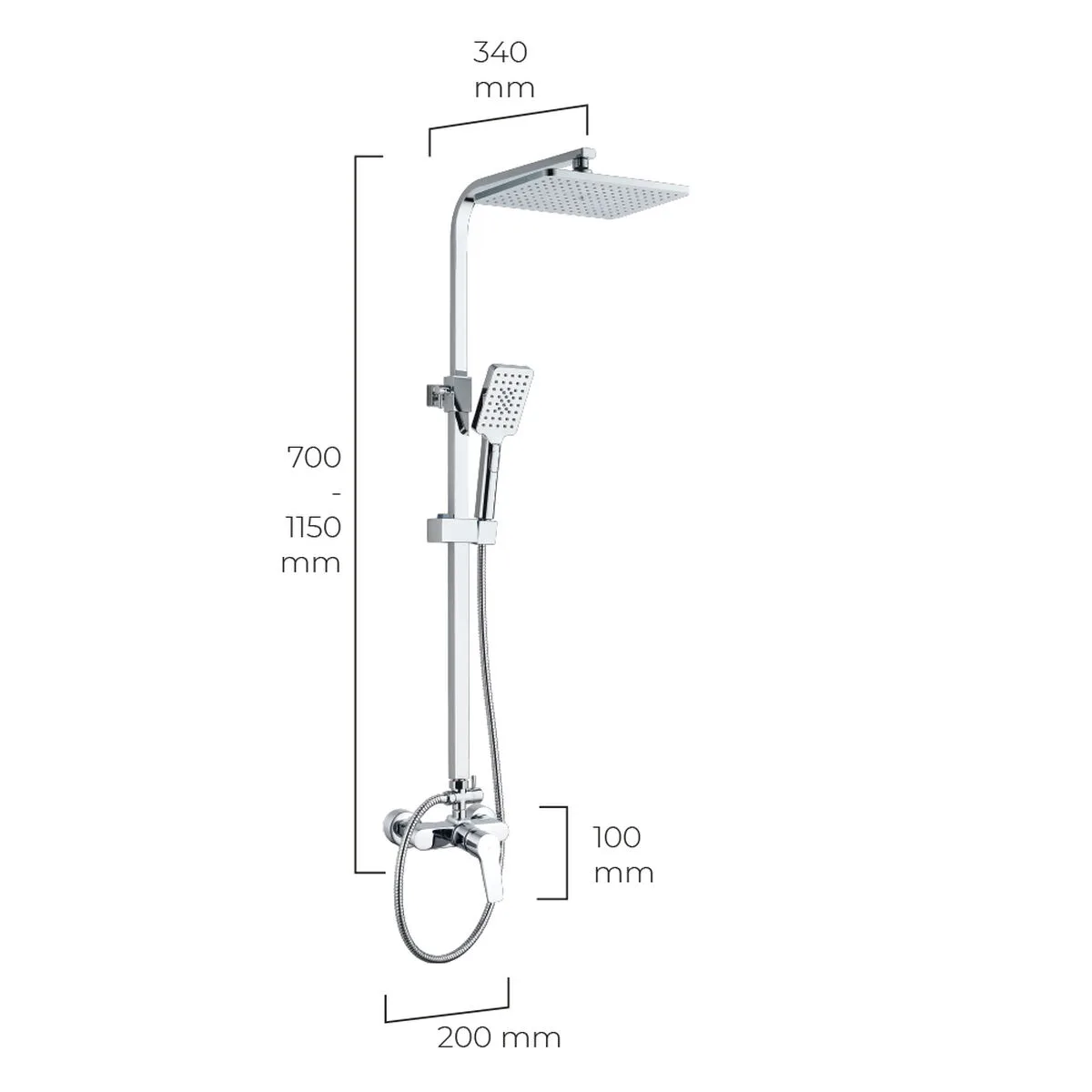 Colonne de douche edm 01144 altea abs chrome s791417258. Diaytar, le trait d'union entre vos besoins pratiques et vos aspirations esthétiques, à travers une offre généraliste pointue