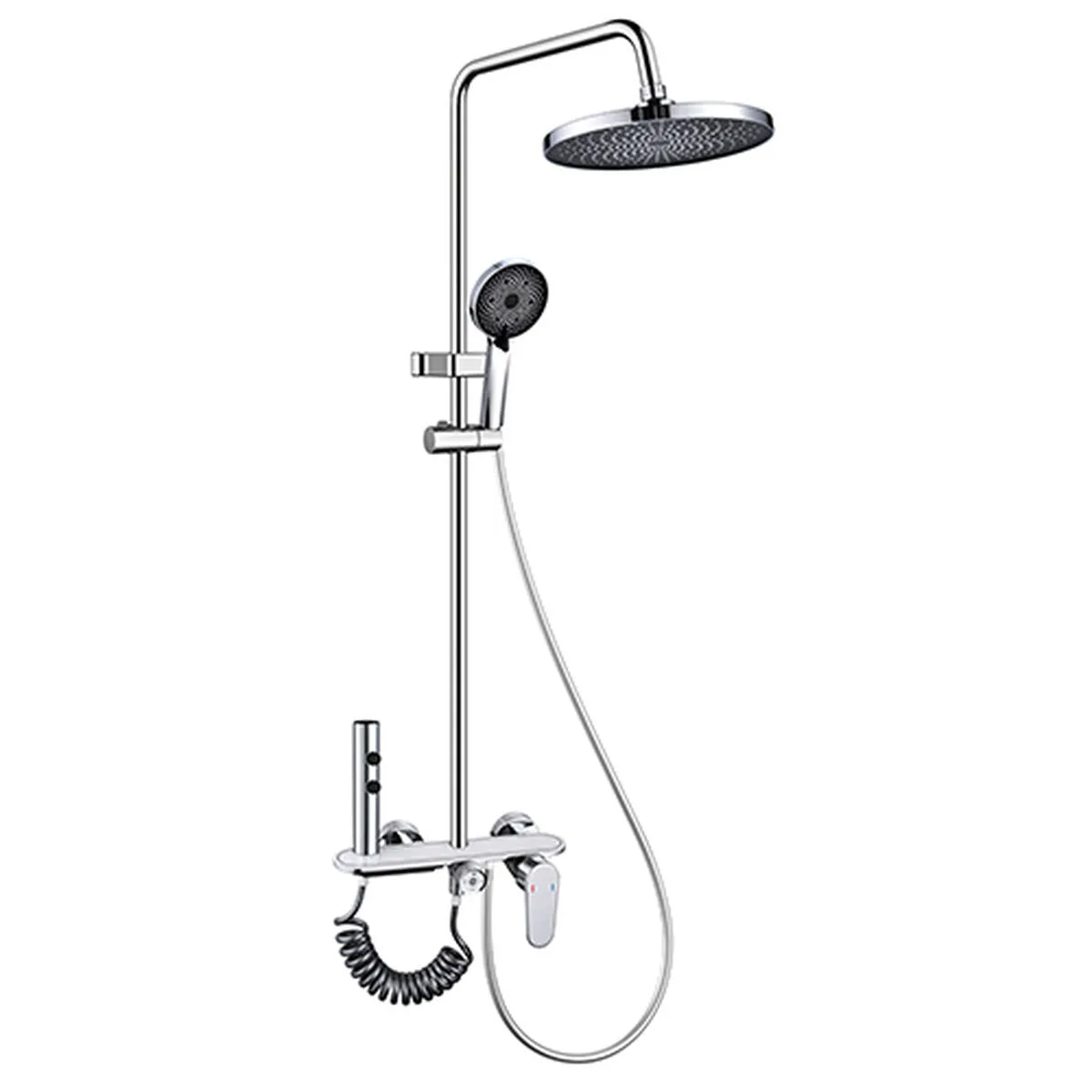Colonne de douche fontastock argente acier inoxydable abs plastique mitigeur chrome s650532999. Diaytar s'adapte à vos besoins avec une gamme complète et variée.