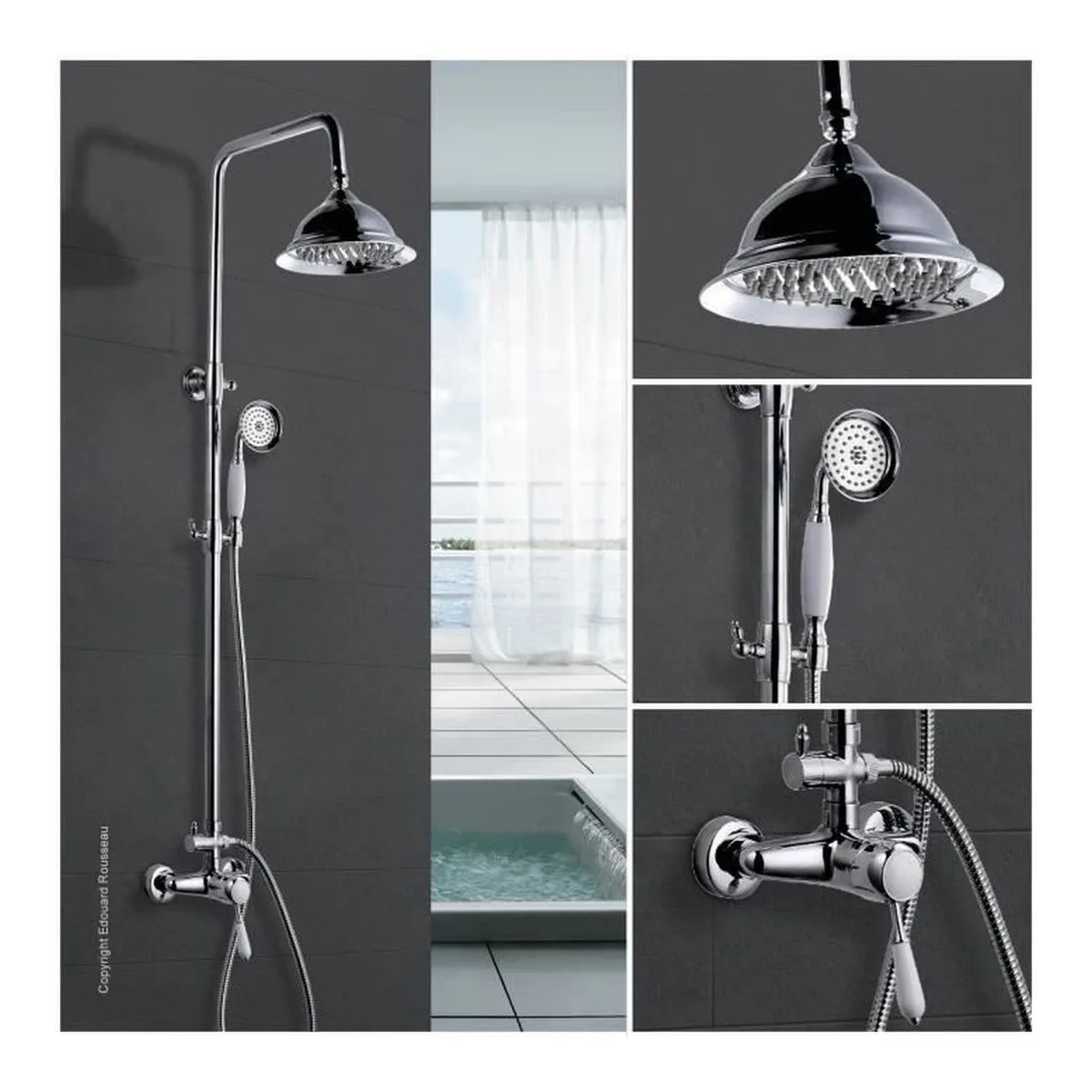 Colonne de douche rousseau acier inoxydable s714162781. Diaytar, c'est la promesse tenue d'un e-commerce où l'émerveillement devant un produit simple est encore possible.