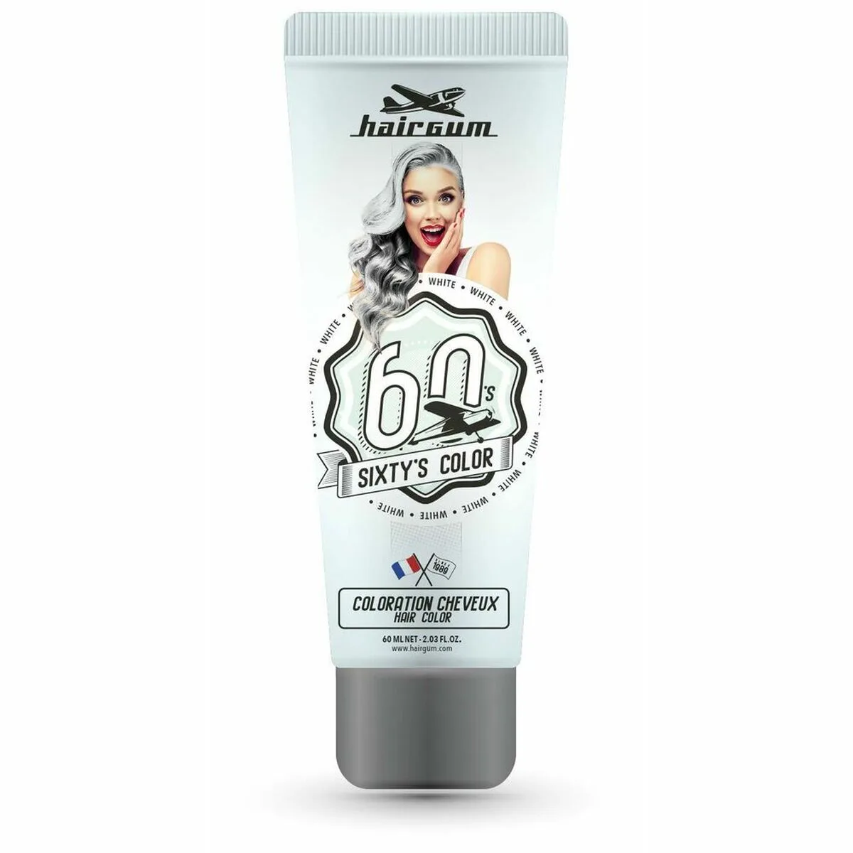 Coloration semi permanente hairgum sixty s color blanc 60 ml s059872478. Chez Diaytar, nous transformons vos envies en réalité avec style.
