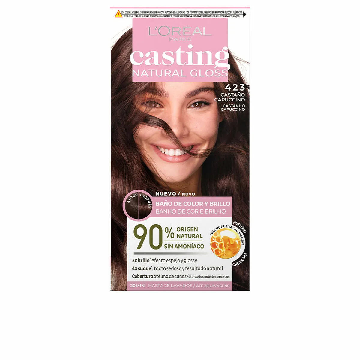 Coloration semi permanente l oreal make up casting natural gloss sans ammoniaque no 423 castano capuccino 180 ml s0510987575. Notre credo ? L'excellence accessible. Diaytar rend le premium attainable dans chaque catégorie de produits.