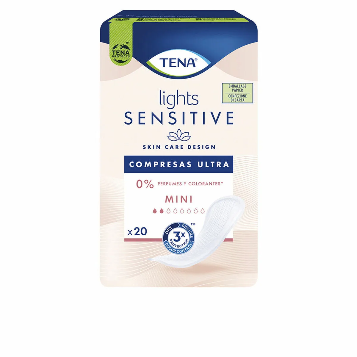 Compresses normales tena lights sensitive mini 20 unites s0511271187. Notre algorithme préféré chez Diaytar ? L'humain. Car rien ne remplace le coup de cœur pour un produit exceptionnel.