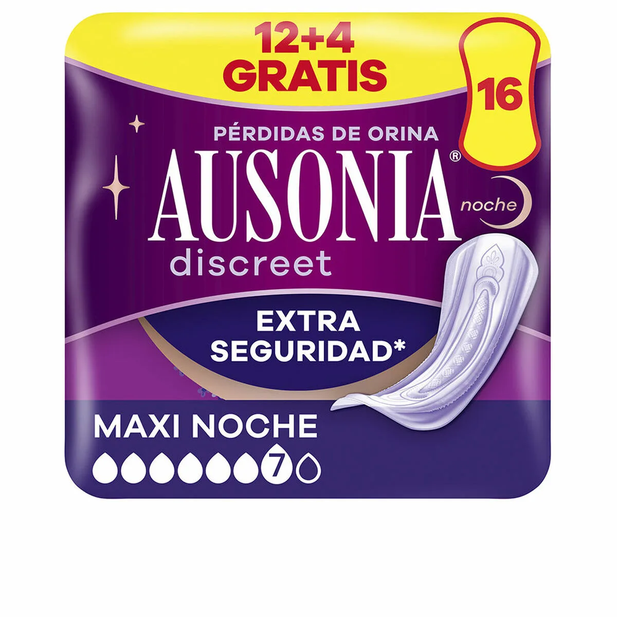Compresses pour incontinence ausonia discreet maxi 16 unites s0512480256. Diaytar, c'est la promesse tenue d'un e-commerce où l'émerveillement devant un produit simple est encore possible.