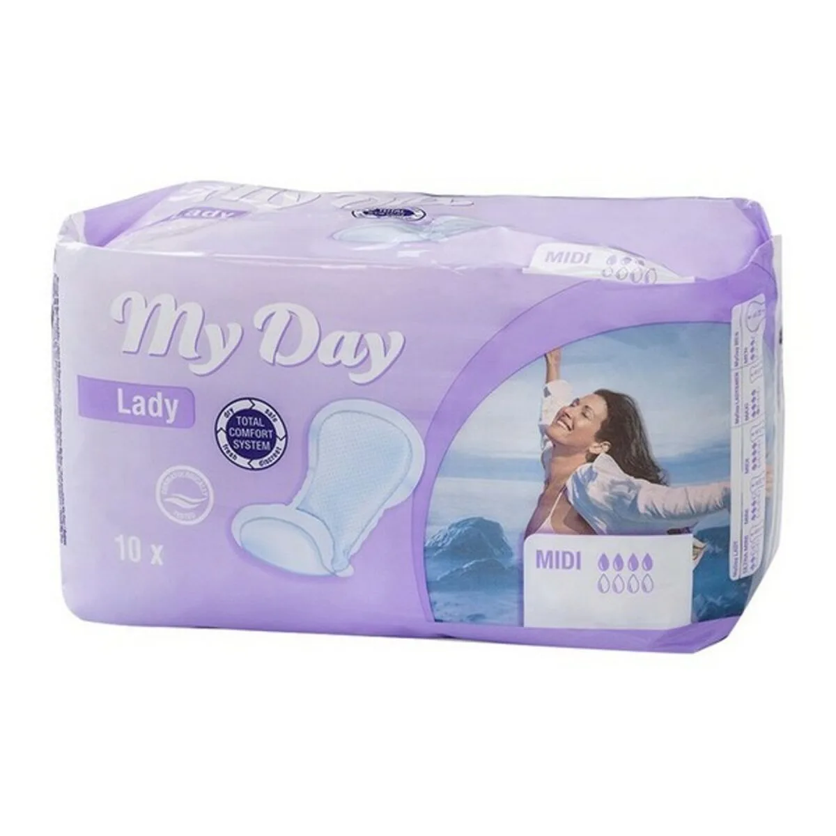Compresses pour incontinence midi my day 180002 10 uds parapharmacie s054461745. Avec Diaytar, redécouvrez le plaisir de l'achat en ligne grâce à une approche humaine des produits et de la curation