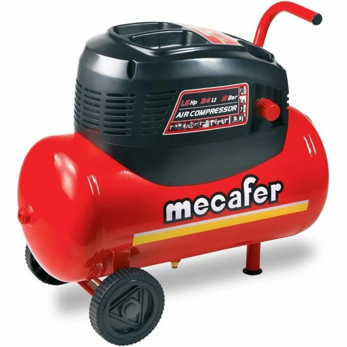 Compresseur d air mecafer 1 5 cv 24 l rouge s719567226. Innovation, style et qualité : les trois piliers de l'expérience Diaytar.