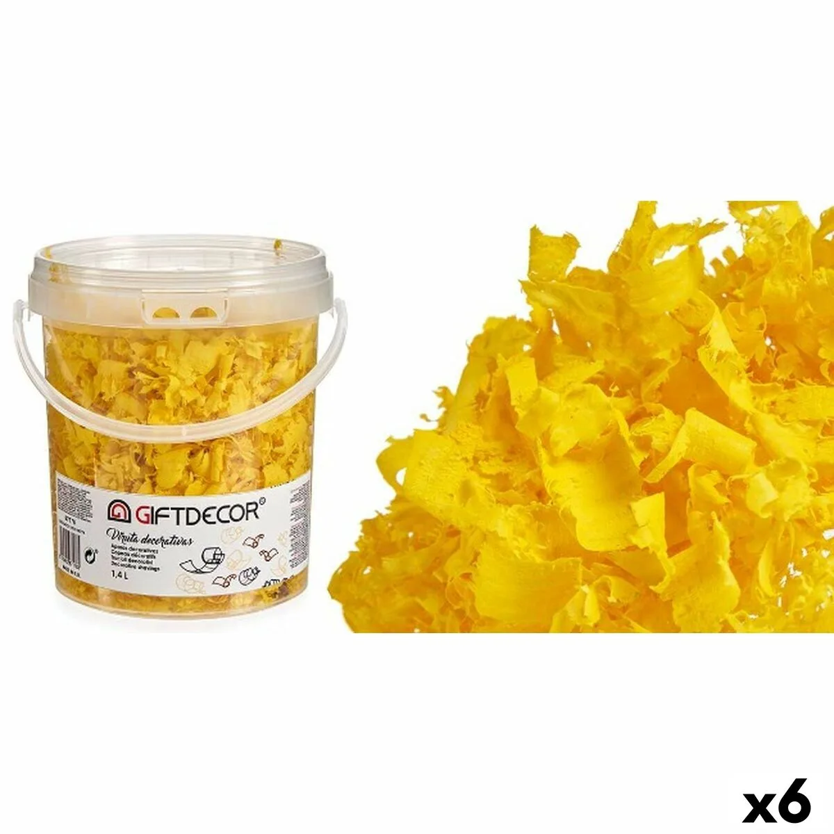Copeaux decoratifs gift decor viruta amarillo jaune 1 4 l 6 unites s362555133. Nous avons infusé Diaytar avec une dose massive de passion pour le produit. Contagieux : vous allez l'attraper.