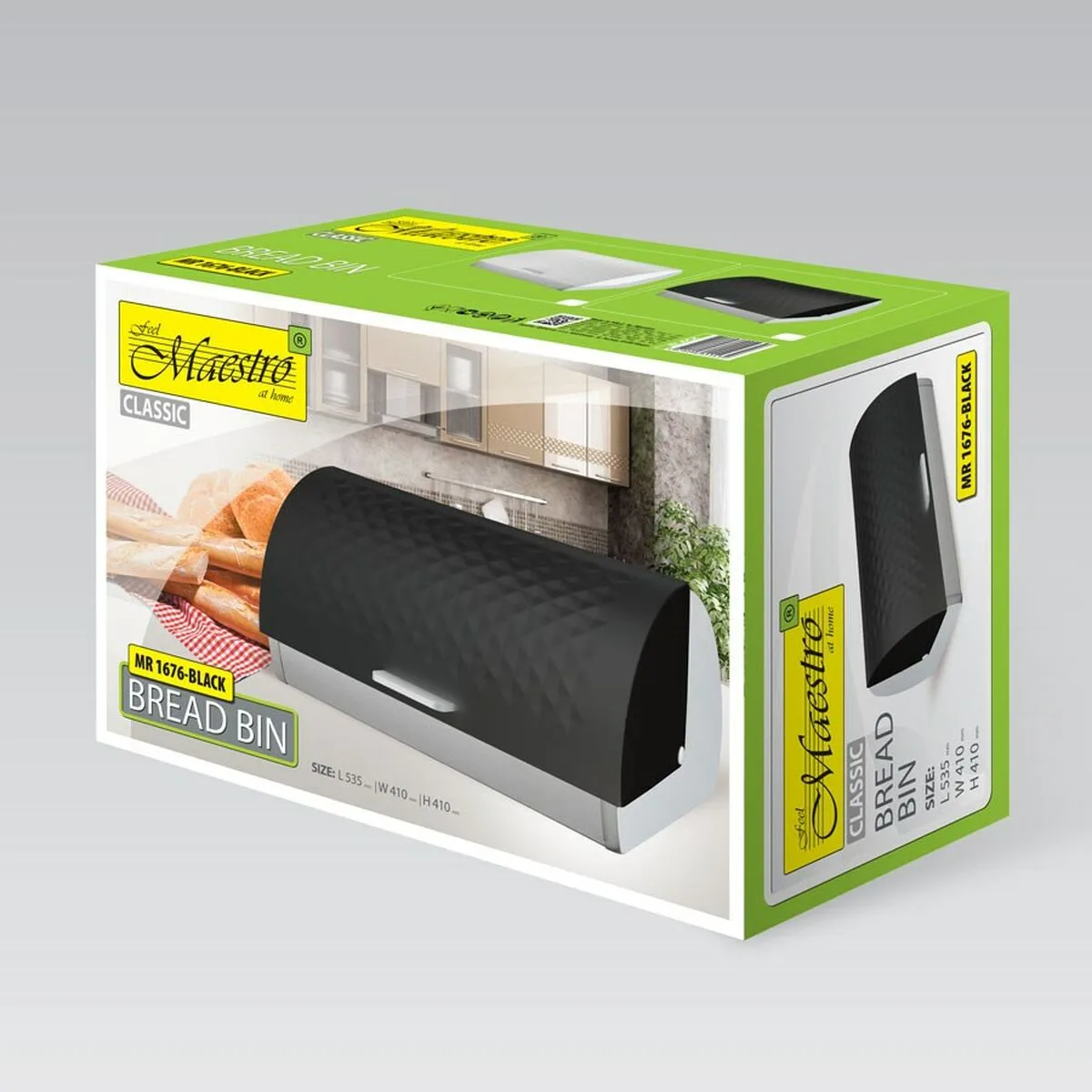 Corbeille a pain feel maestro mr 1676 black noir acier inoxydable 1 unite s9112026432. Diaytar a bâti sa réputation sur un mélange parfait entre produits technologiques innovants et articles généraux de qualité supérieure