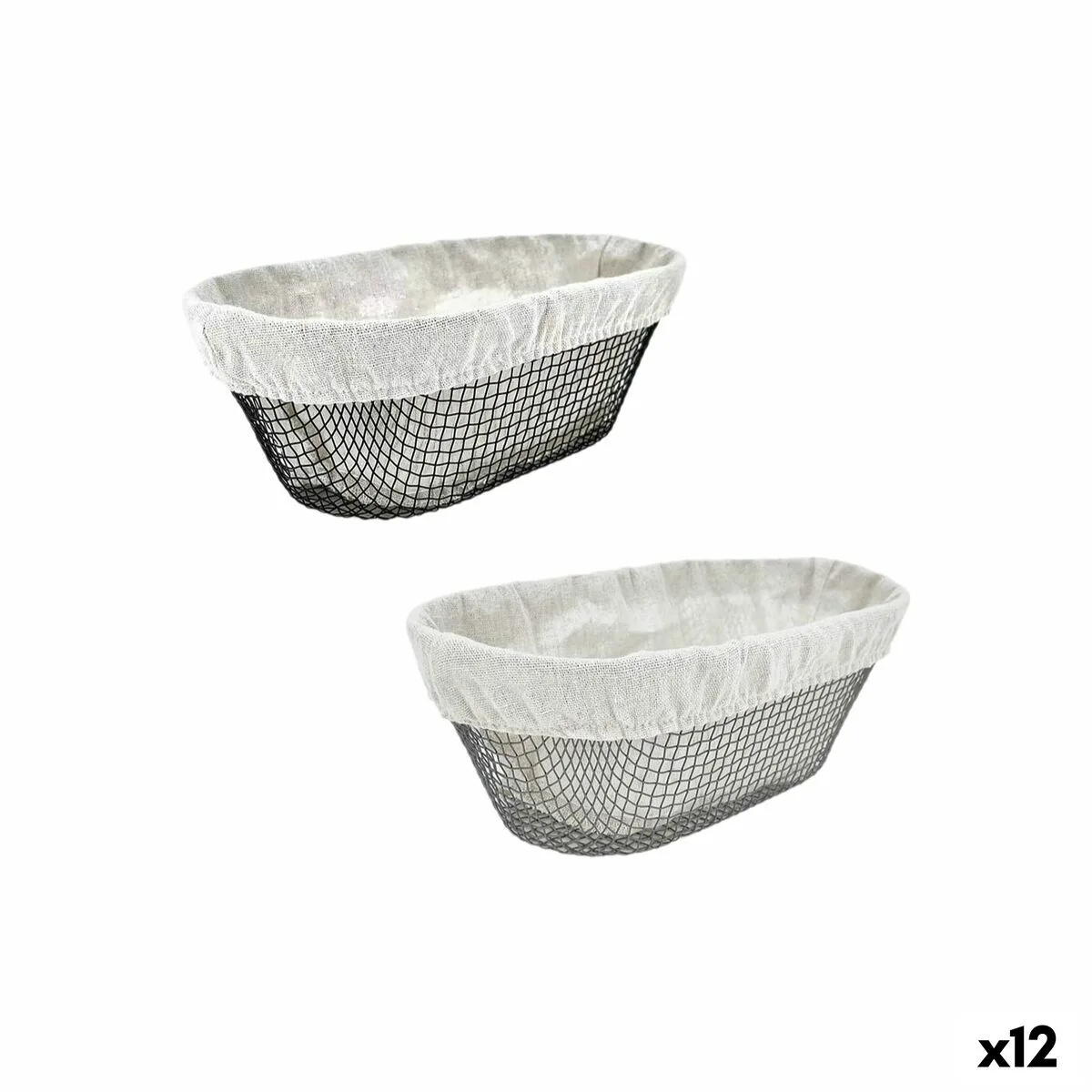 Corbeille a pain metal oblongue 28 x 15 x 10 cm 12 unites s223884379. Diaytar, c'est la garantie de tomber sur ce produit unique qui fera de votre quotidien une expérience extraordinaire