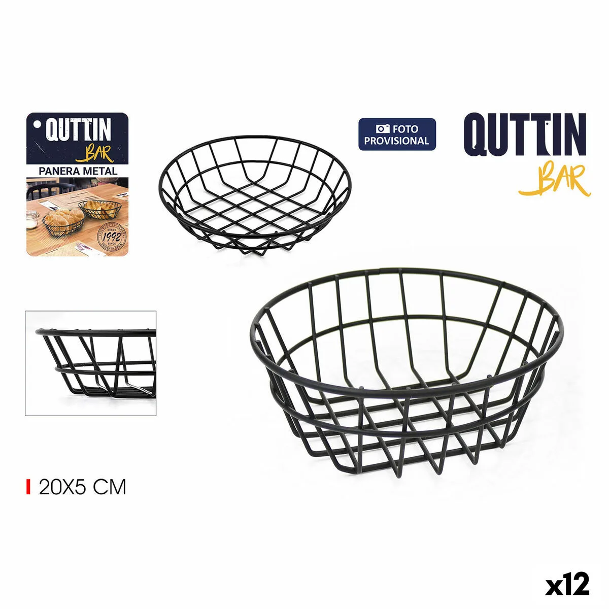 Corbeille a pain quttin metal ronde 20 x 5 cm 4 mm 12 unites s222988338. L'expérience Diaytar : une interface fluide pour découvrir une multitude de produits alignés avec les tendances actuelles