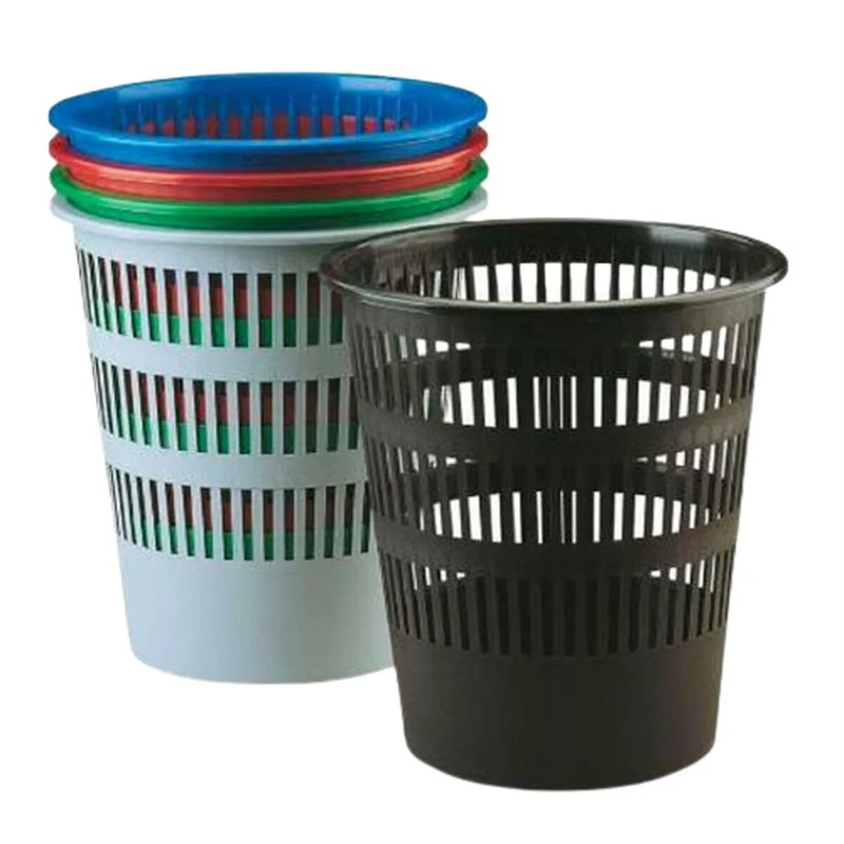 Corbeille a papier faibo multicouleur polypropylene 12 l 9 unites s840676977. Notre équipe Diaytar est une bande de dénicheurs compulsifs, toujours en quête du produit qui provoquera l'étincelle dans votre regard.