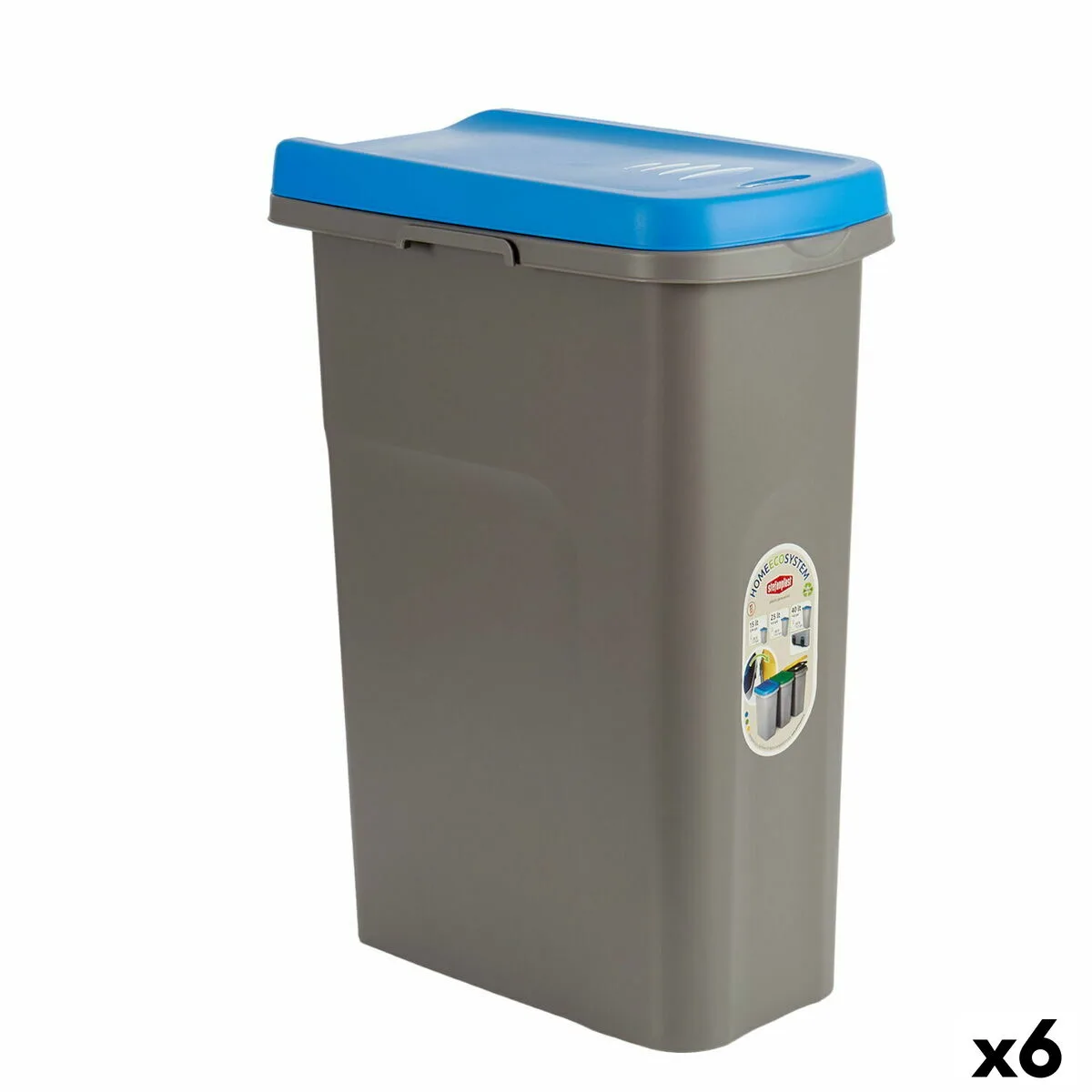 Corbeille a papier stefanplast bleu gris plastique 25 l 6 unites s362916250. Diaytar réinvente le e-commerce avec une approche généraliste axée sur la qualité, la tendance et l'accessibilité