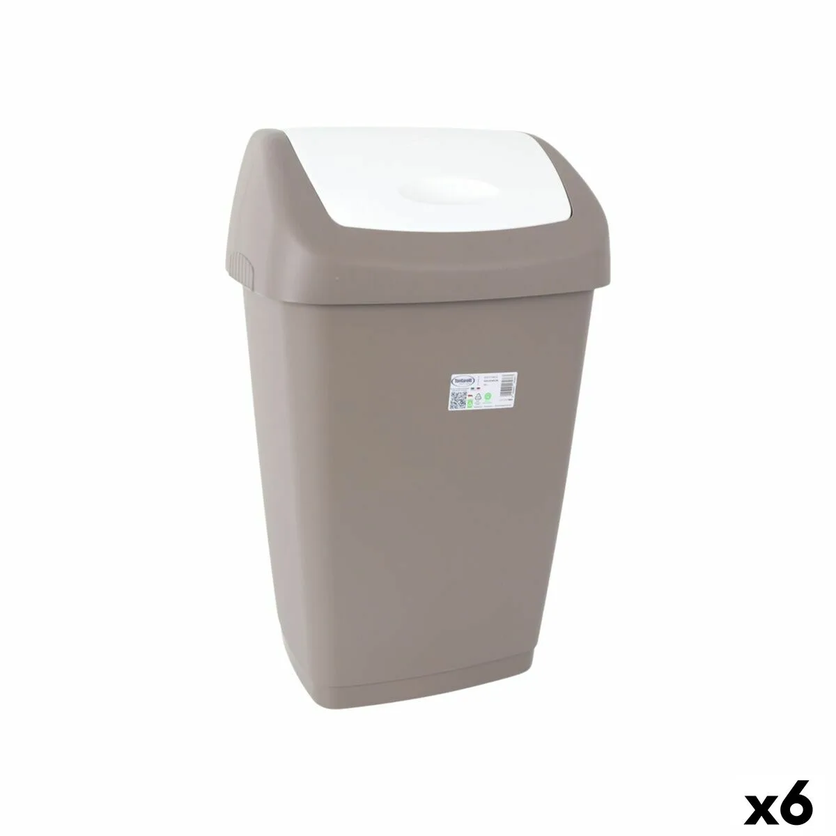 Corbeille a papier tontarelli aurora gris 55 l 6 unites s223509173. Votre foyer mérite le style et le confort des produits Diaytar Home.