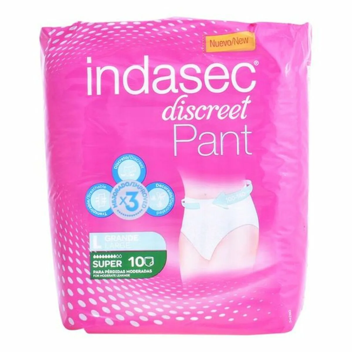 Couches pour incontinence pant super talla grande indasec 3821866 10 uds s055761898. Diaytar, c'est le compagnon de ceux qui aiment prendre soin d'eux et de leur intérieur avec des produits choisis avec amour.