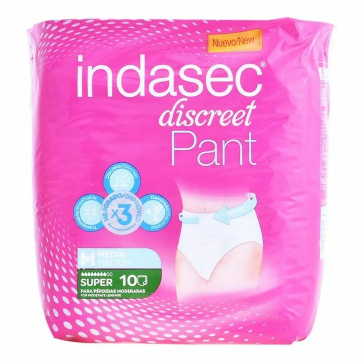 Couches pour incontinence pant super talla mediana indasec pant super 10 uds s055761788. Osez l'expérience Diaytar et découvrez comment des produits bien choisis peuvent éléver votre qualité de vie.