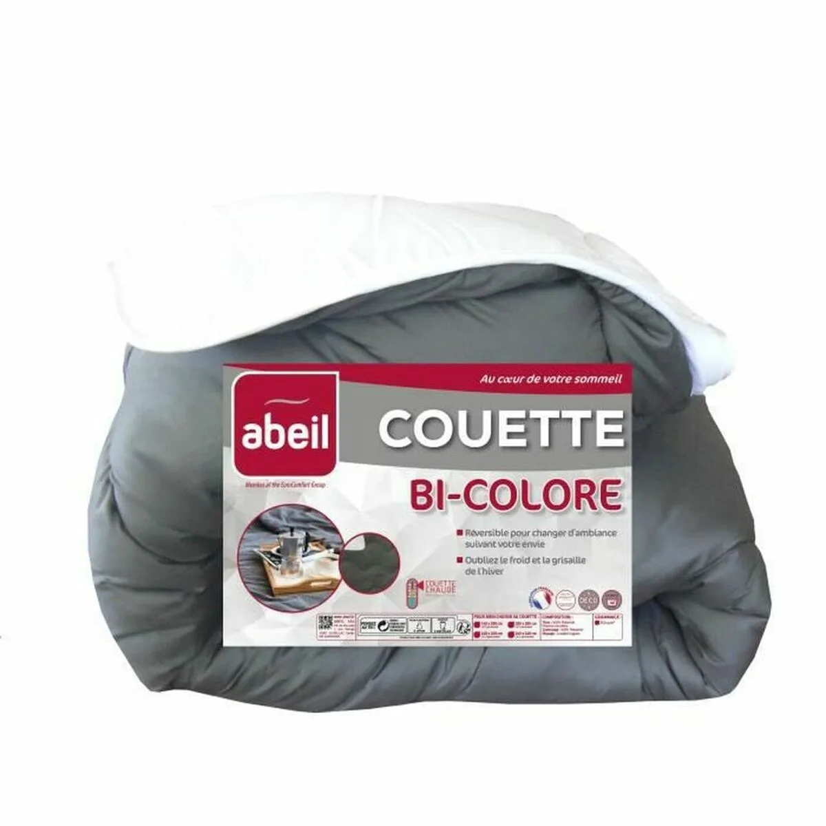 Couette legere abeil blanc gris blanc gris 350 g m2 140 x 200 cm s717129092. Diaytar, c'est votre passeport pour un tour du monde des produits les plus inspirants, sans quitter votre canapé.