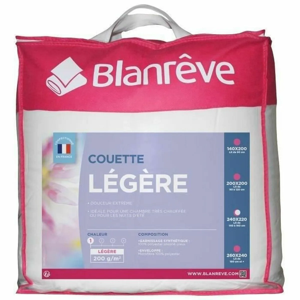 Couette legere blanreve blanc 220 x 240 cm s714998522. Diaytar vous offre un accès privilégié à une sélection de produits qui font buzz, qui innovent et qui embellissent la vie