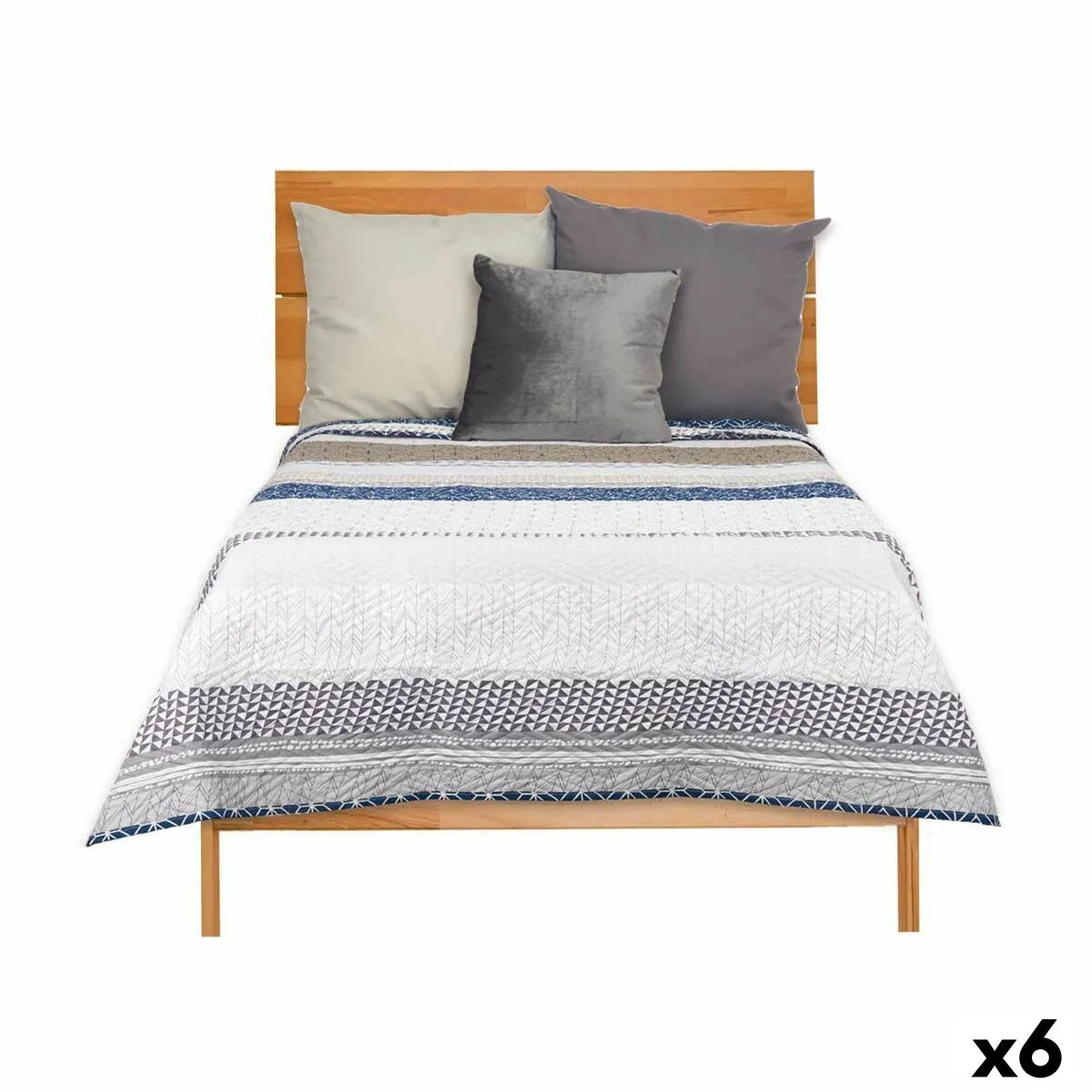 Couette reversible 240 x 260 cm hexagones bleu blanc gris 6 unites s362643730. L'aventure Diaytar, c'est celle d'une équipe passionnée qui déniche pour vous les perles rares du marché généraliste