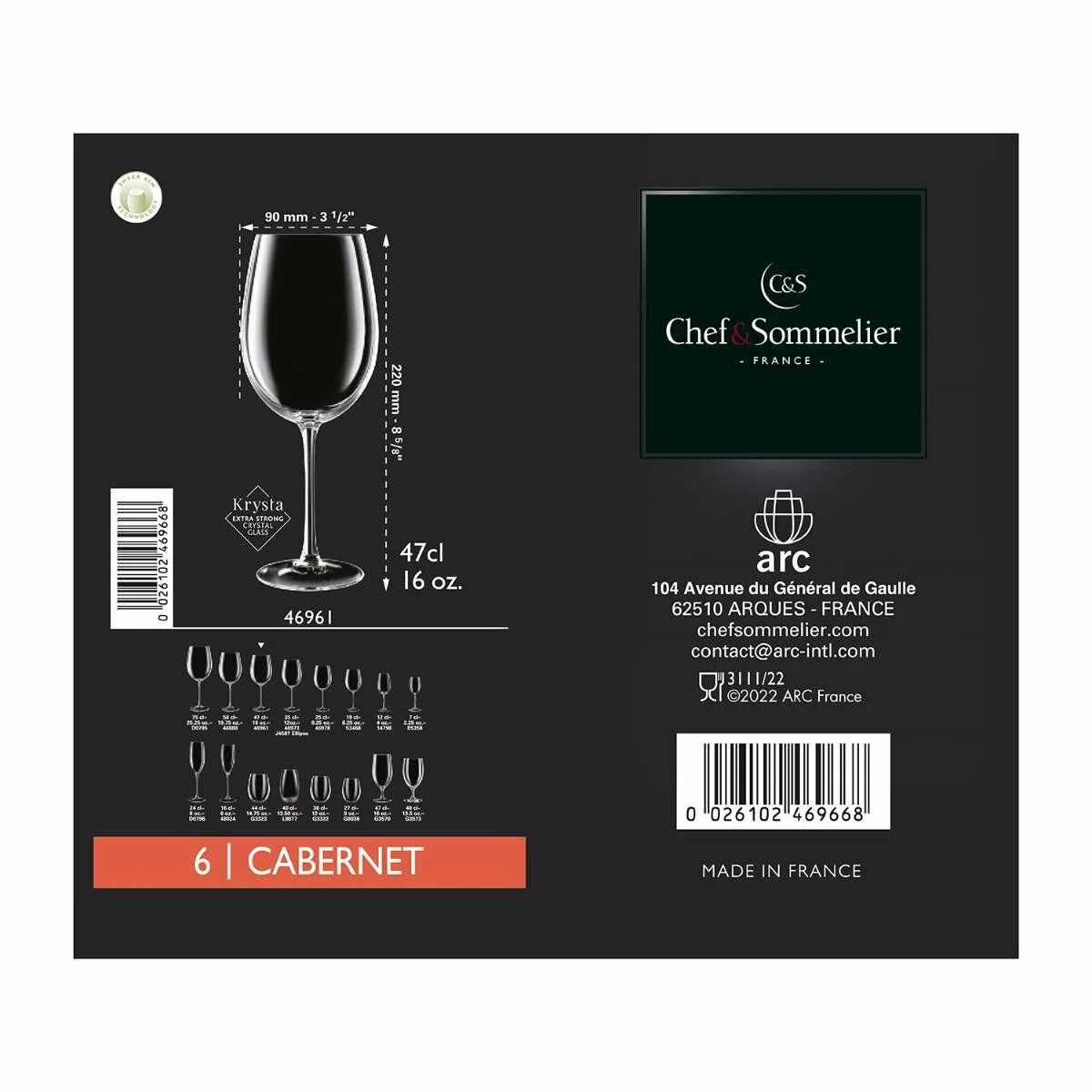Coupe de champagne chef sommelier 6 unites transparent verre 21 cl s270576013. Diaytar vous connecte à l'essentiel et au superflu stylé : une gamme complète de produits pour tous vos besoins et envies